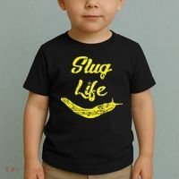 Slug Life Yellow Banana Slug Distressed Toddler T-Shirt thumb 2