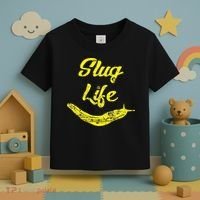 Slug Life Yellow Banana Slug Distressed Toddler T-Shirt thumb 3