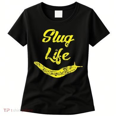 Slug Life Yellow Banana Slug Distressed Women's T-Shirt