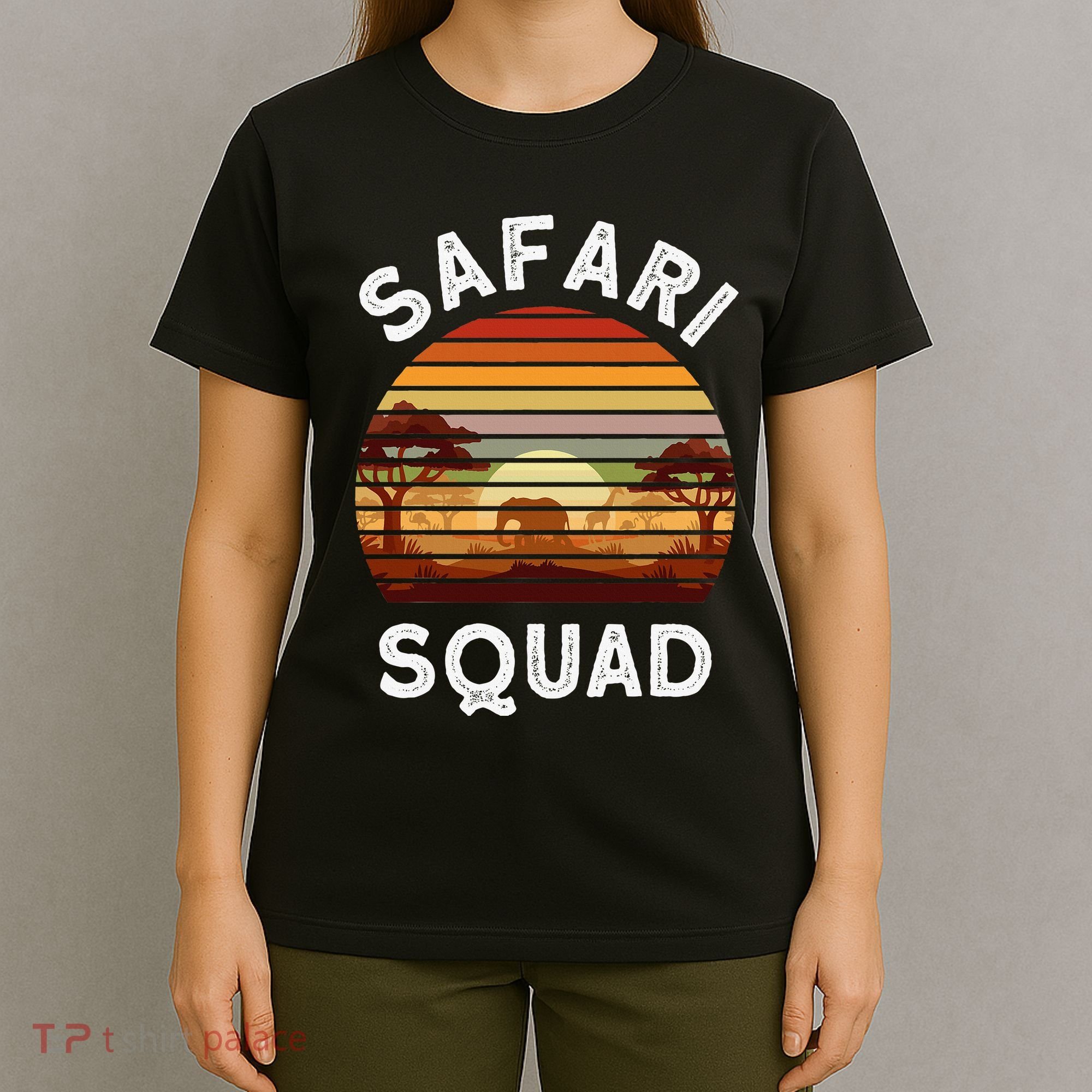 Safari Lovers Zoo Safari Squad Safari Birthday T-Shirt