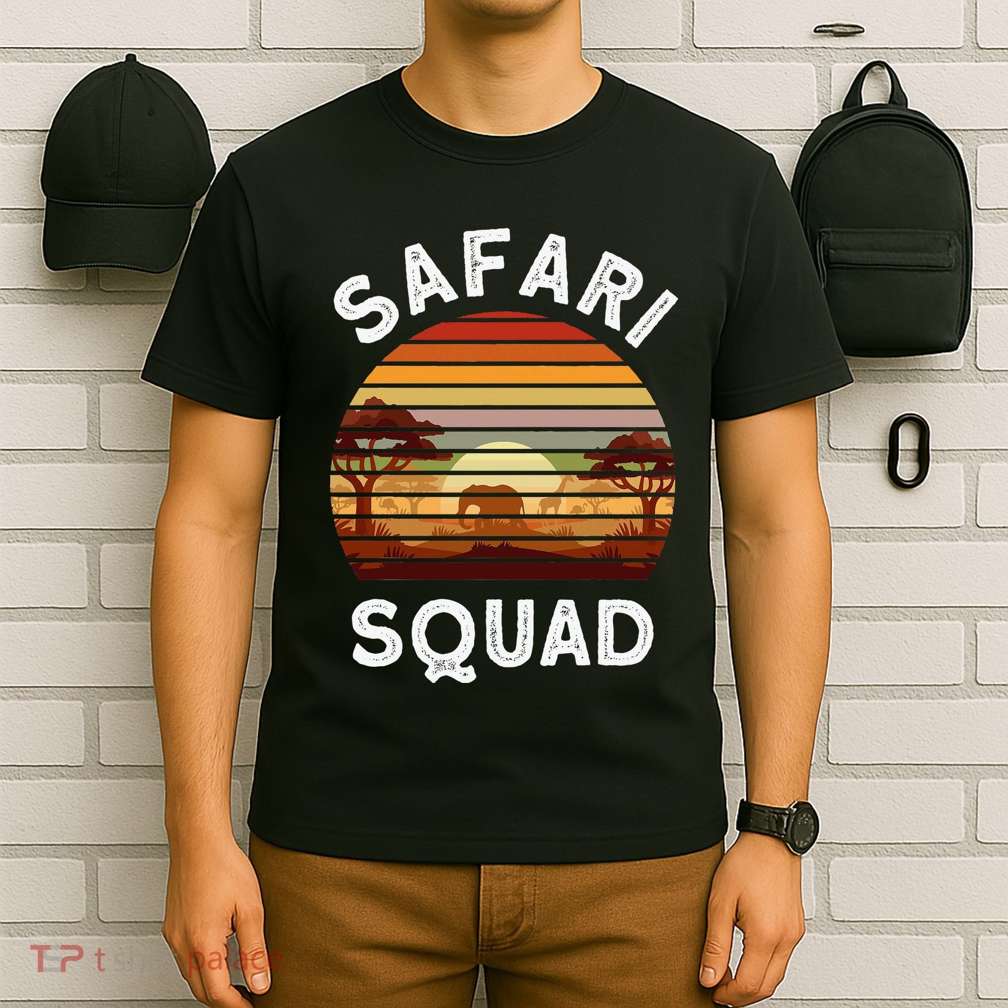 Safari Lovers Zoo Safari Squad Safari Birthday T-Shirt