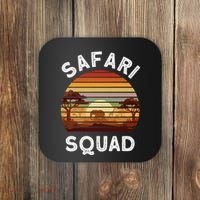 Safari Lovers Zoo Safari Squad Safari Birthday Coaster thumb 0
