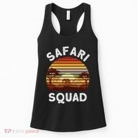 Safari Lovers Zoo Safari Squad Safari Birthday Women's Tank Top thumb 0