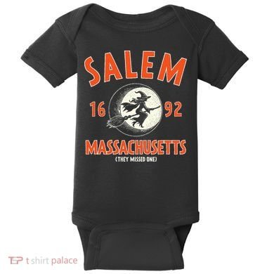 Salem Massachusetts 1692 They Missed One Witch Baby Bodysuit