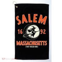 Salem Massachusetts 1692 They Missed One Witch Golf Towel thumb 0