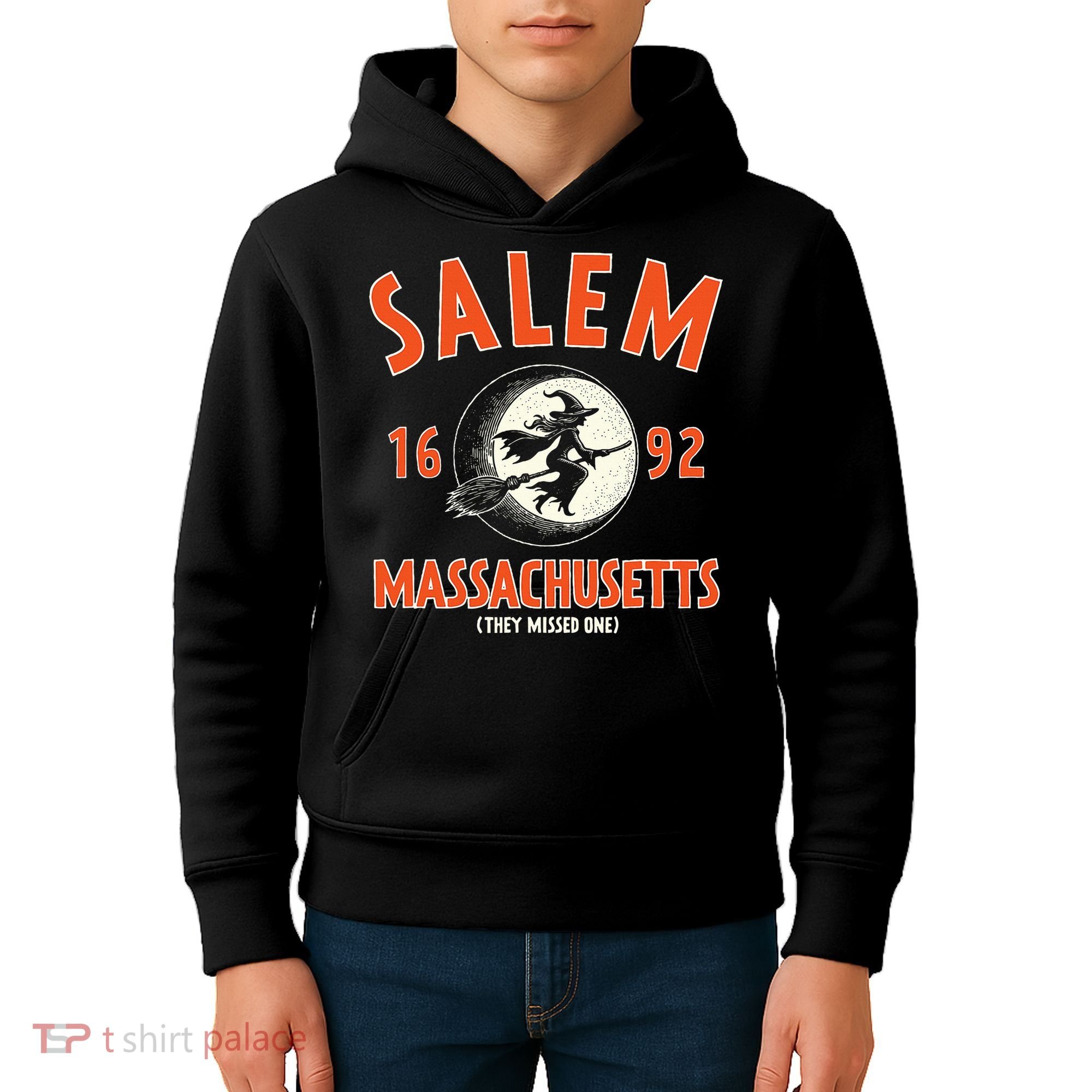 Salem Massachusetts 1692 They Missed One Witch Kids Hoodie