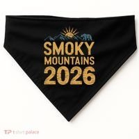 Smoky Mountains 2026 USA-Made Doggie Bandana thumb 0