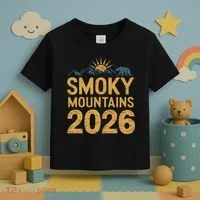 Smoky Mountains 2026 Toddler T-Shirt thumb 3