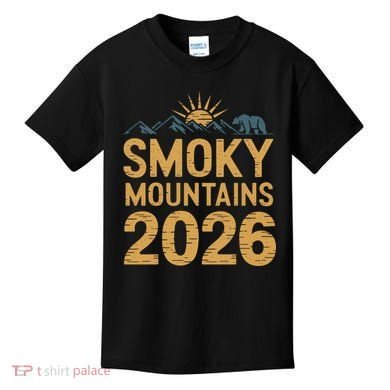 Smoky Mountains 2026 Kids T-Shirt