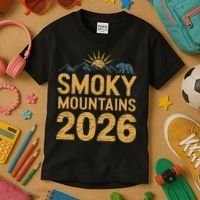 Smoky Mountains 2026 Kids T-Shirt thumb 3