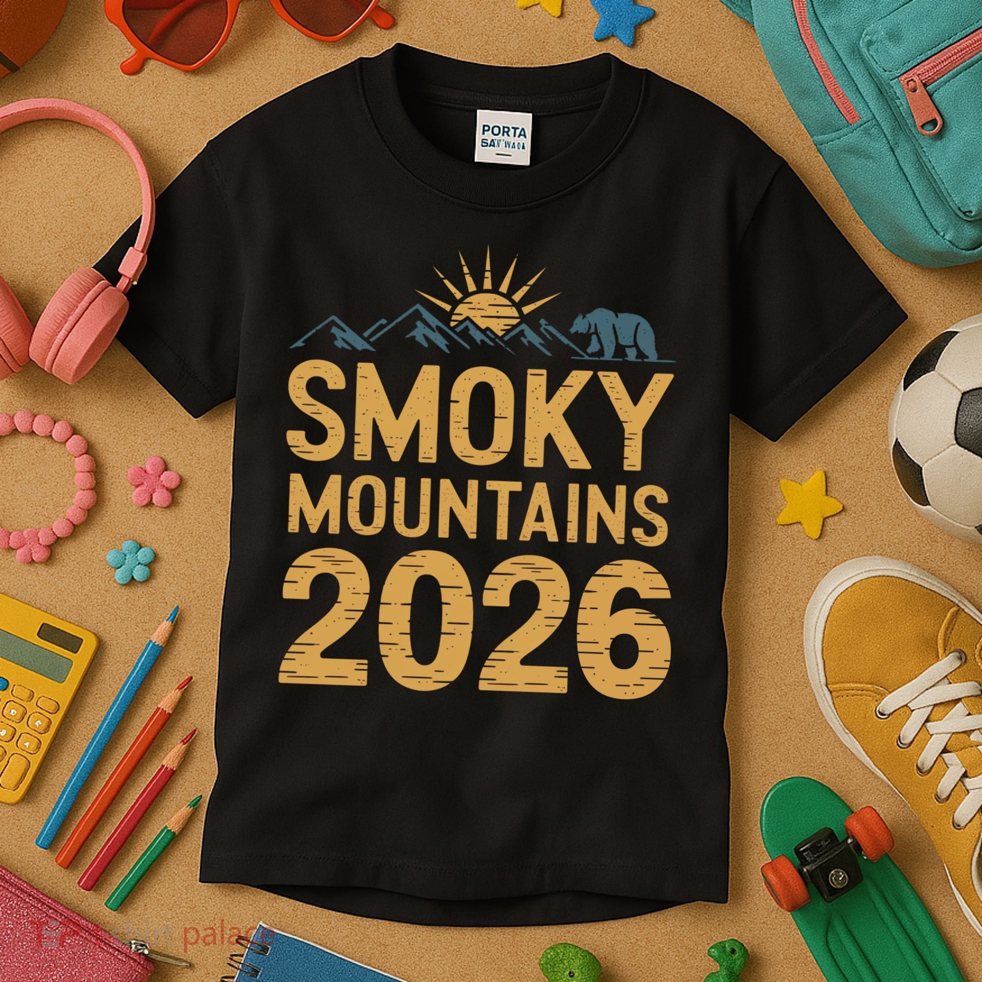 Smoky Mountains 2026 Kids T-Shirt