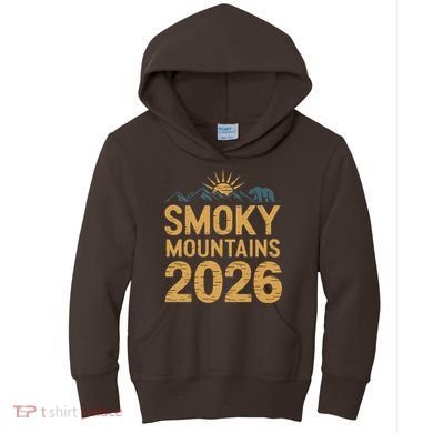 Smoky Mountains 2026 Kids Hoodie