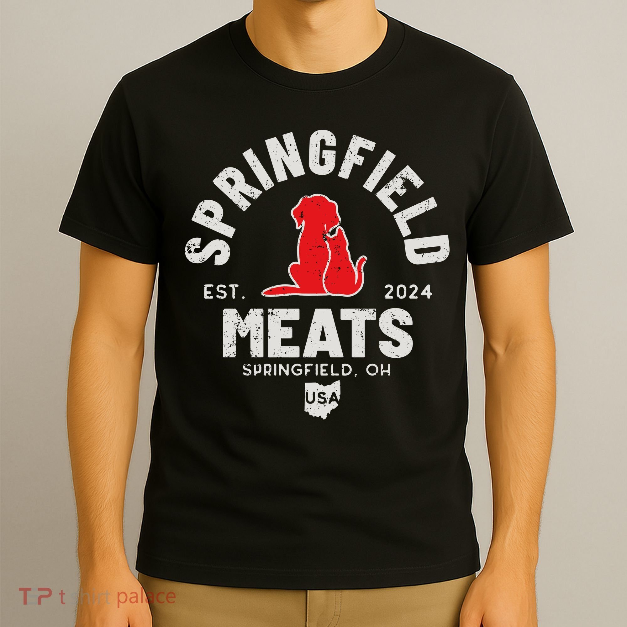 Springfield Meats 2024 They Are Eating The Dogs T-Shirt