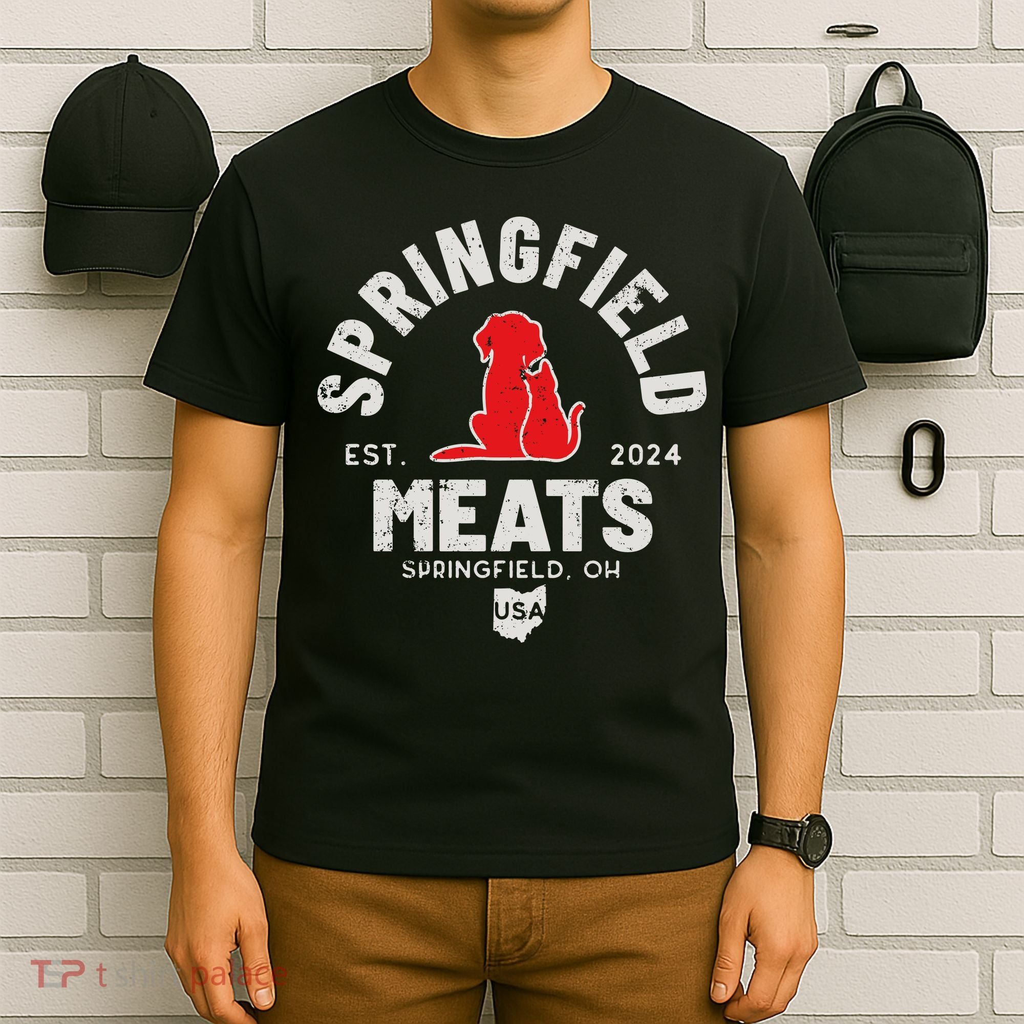 Springfield Meats 2024 They Are Eating The Dogs T-Shirt