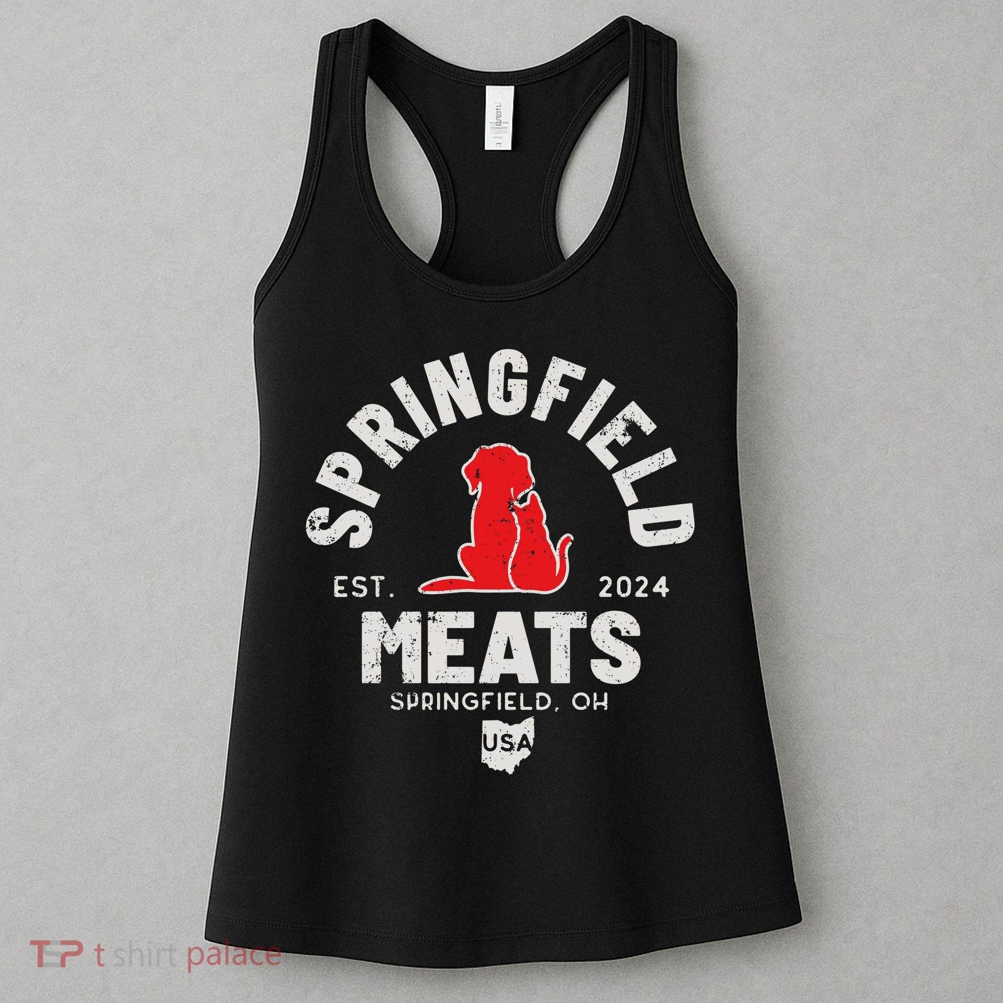 Springfield Meats 2024 They Are Eating The Dogs Women's Tank Top