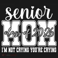 Senior Mom 2026 I'm Not Crying Funny Graduation Coaster thumb 2