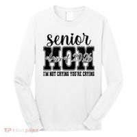 Senior Mom 2026 I'm Not Crying Funny Graduation Long Sleeve Shirt thumb 0
