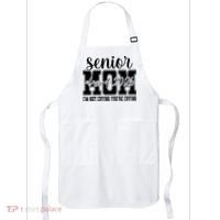 Senior Mom 2026 I'm Not Crying Funny Graduation Apron thumb 0