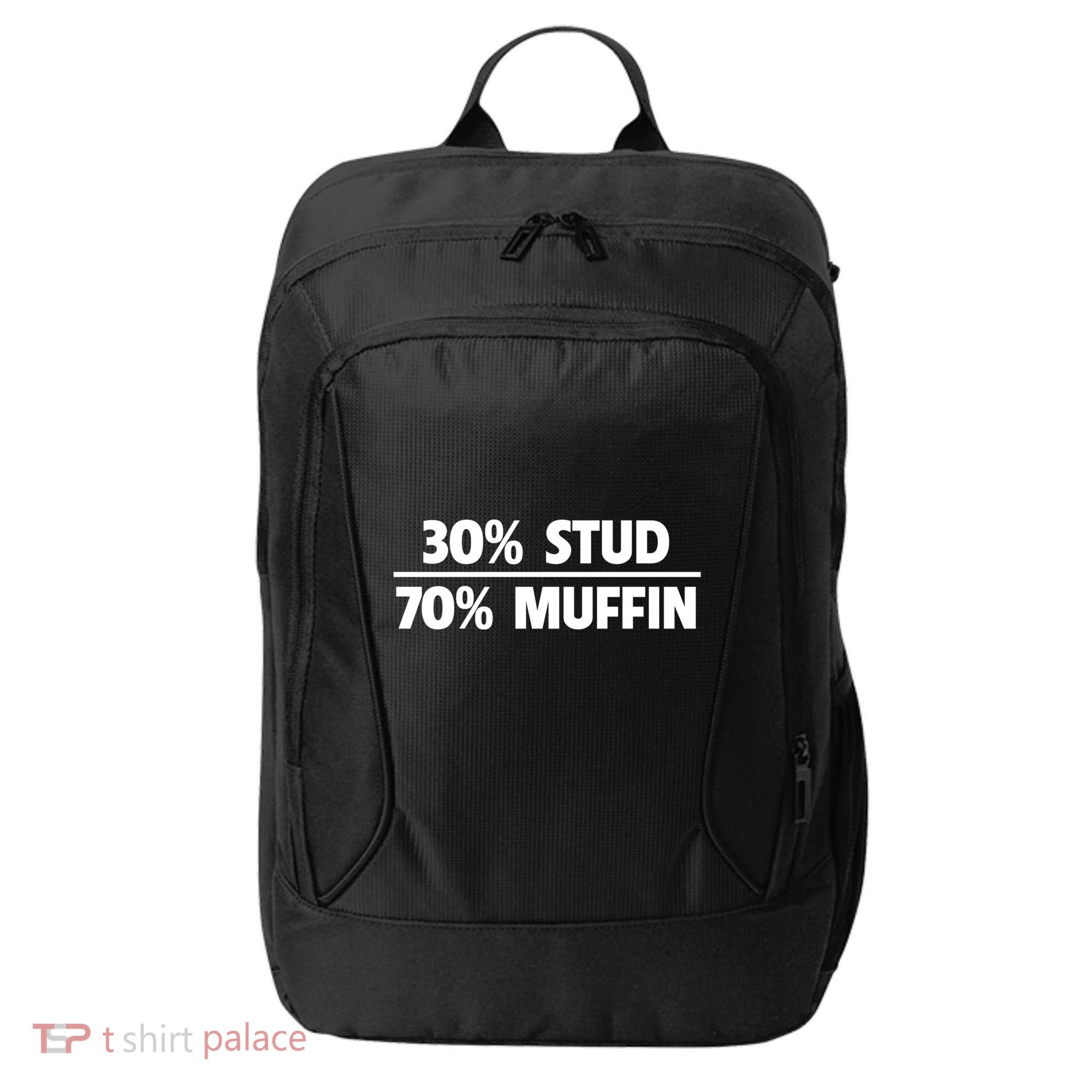 Stud Muffin 30/70 Funny Over 40 Dad Bod Gift City Backpack