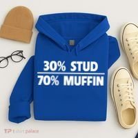 Stud Muffin 30/70 Funny Over 40 Dad Bod Gift Hoodie thumb 4