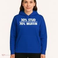 Stud Muffin 30/70 Funny Over 40 Dad Bod Gift Hoodie thumb 5