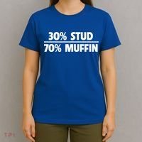 Stud Muffin 30/70 Funny Over 40 Dad Bod Gift T-Shirt thumb 4