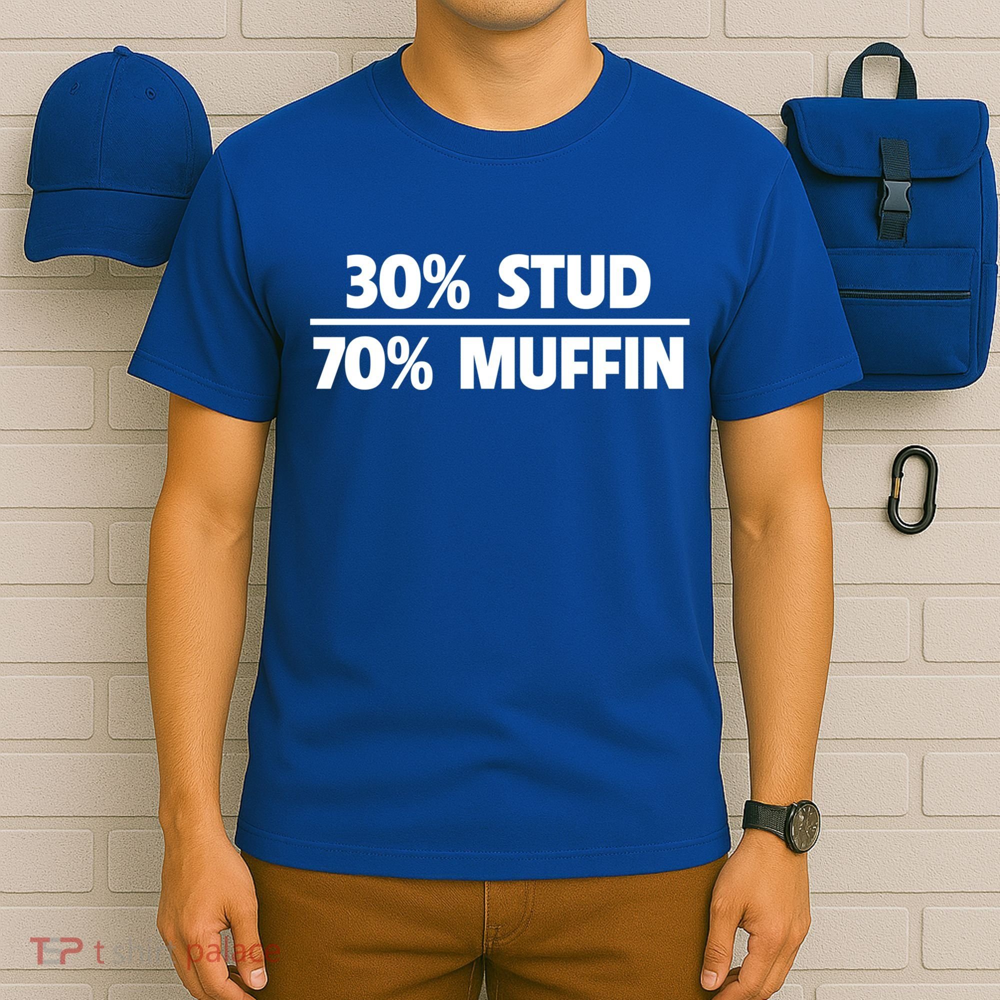 Stud Muffin 30/70 Funny Over 40 Dad Bod Gift T-Shirt