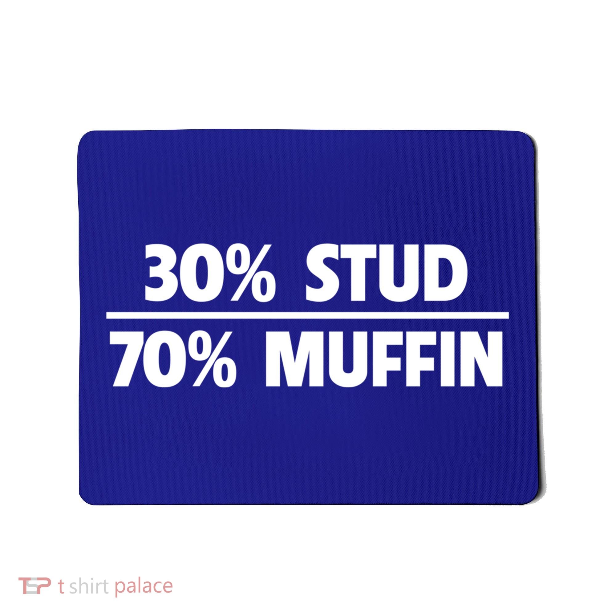 Stud Muffin 30/70 Funny Over 40 Dad Bod Gift Mousepad