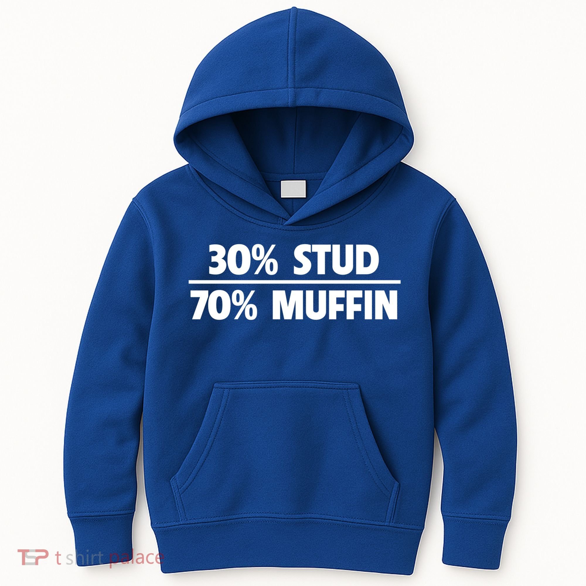 Stud Muffin 30/70 Funny Over 40 Dad Bod Gift Kids Hoodie