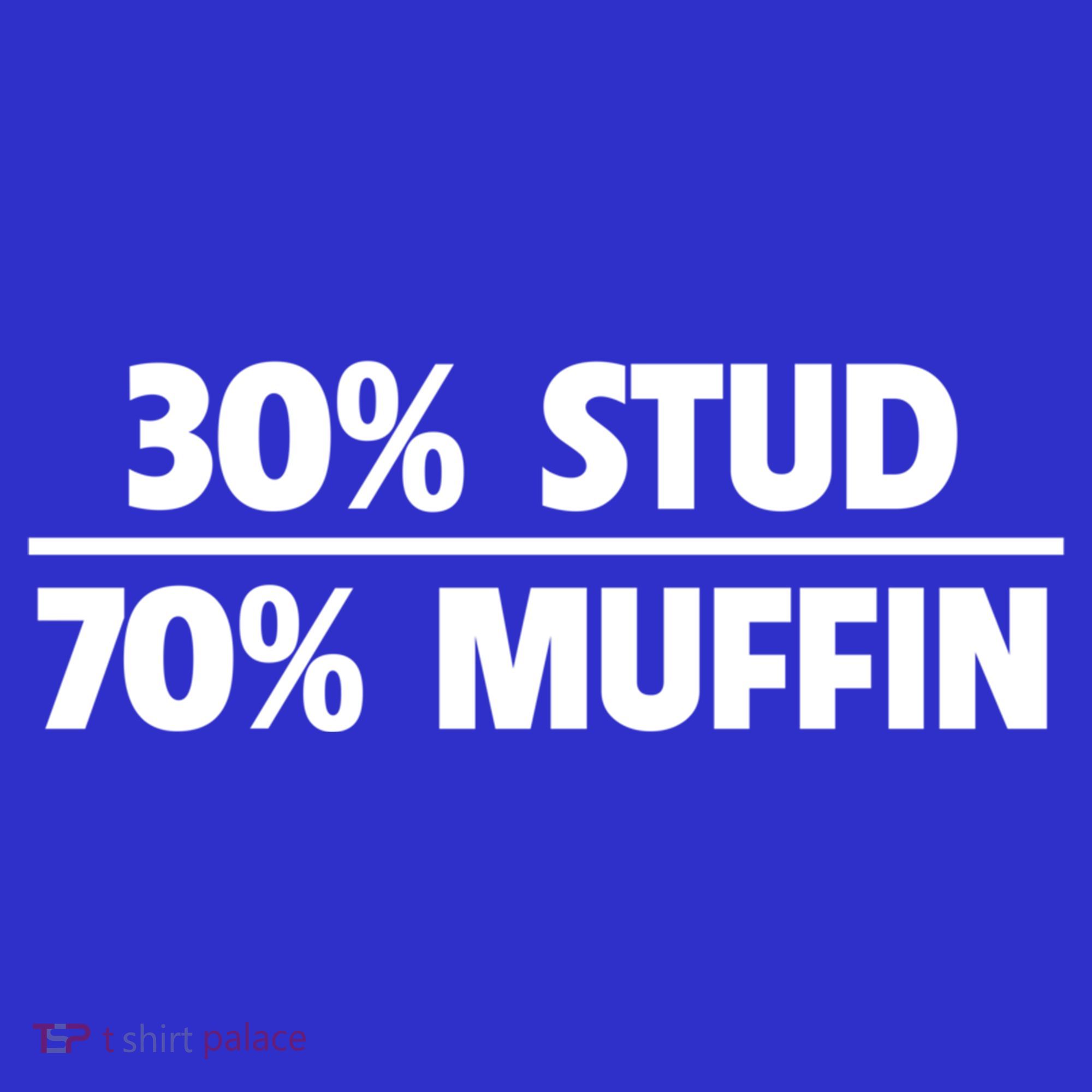 Stud Muffin 30/70 Funny Over 40 Dad Bod Gift Kids T-Shirt