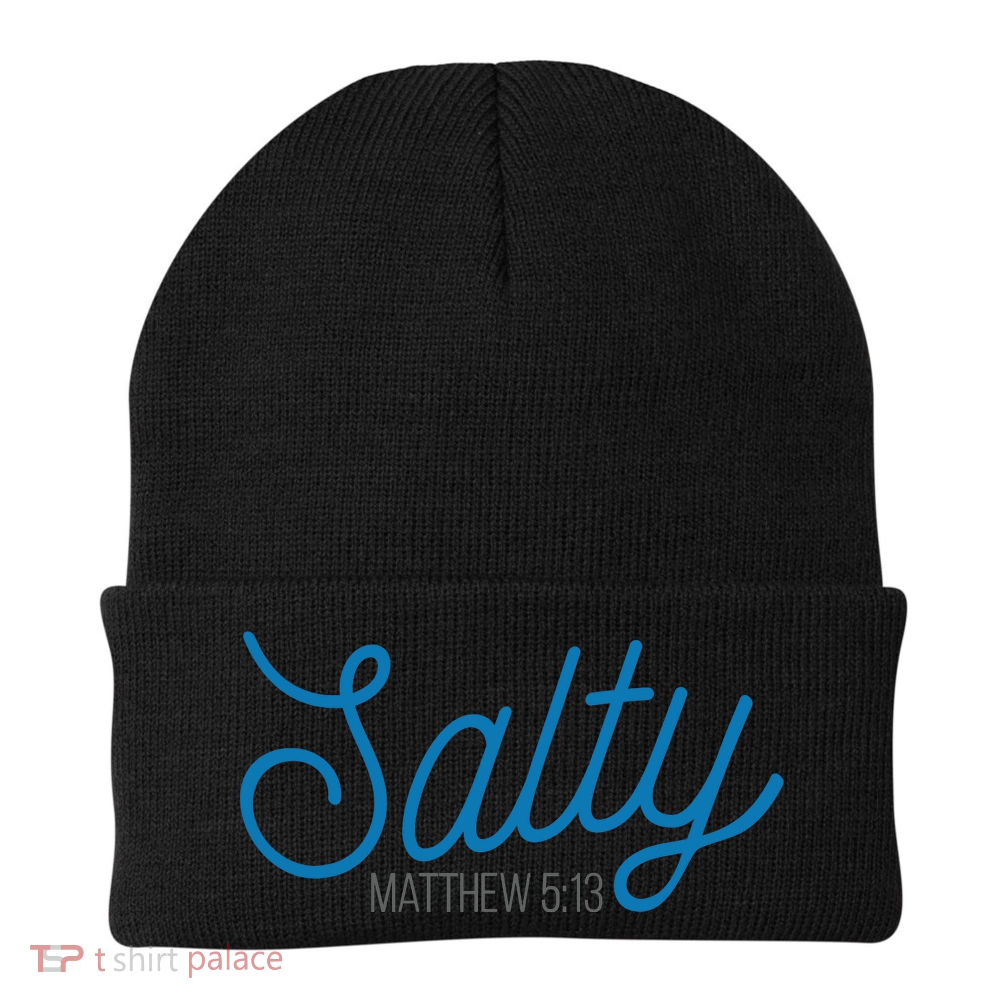 Salty. Matthew 5:13 Beanie
