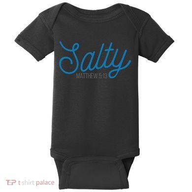 Salty. Matthew 5:13 Baby Bodysuit