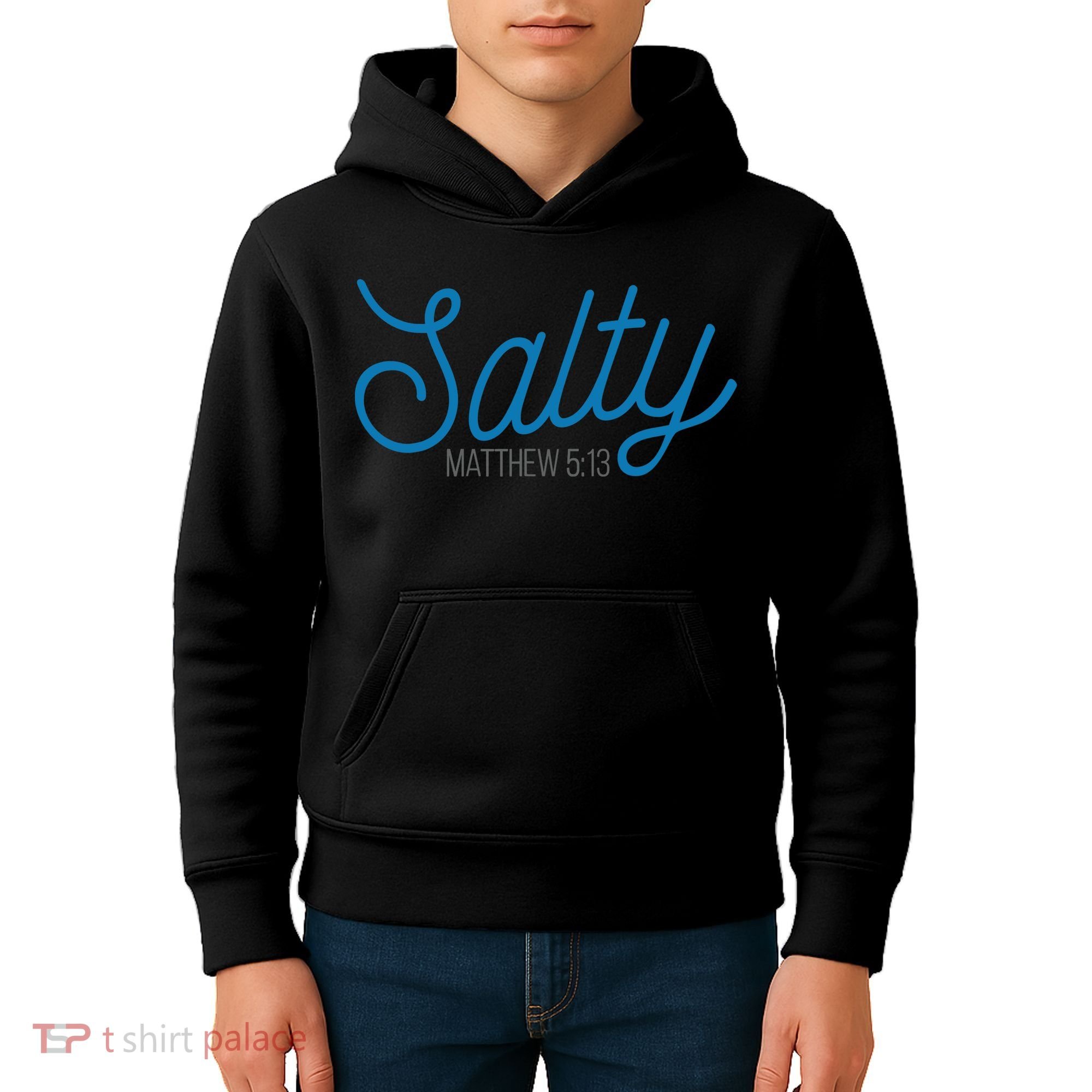 Salty. Matthew 5:13 Kids Hoodie