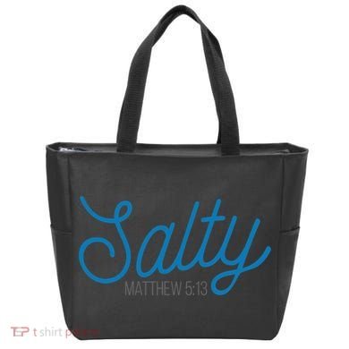 Salty. Matthew 5:13 Tote Bag