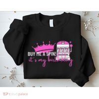 Slot Machine 777 Lucky Birthday Gambling Casino Sweatshirt thumb 2