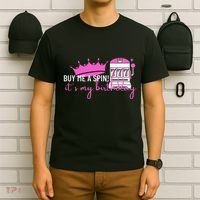 Slot Machine 777 Lucky Birthday Gambling Casino T-Shirt thumb 6