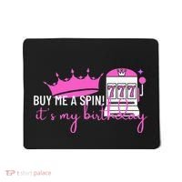 Slot Machine 777 Lucky Birthday Gambling Casino Mousepad thumb 0