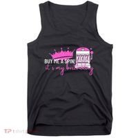 Slot Machine 777 Lucky Birthday Gambling Casino Tank Top thumb 0