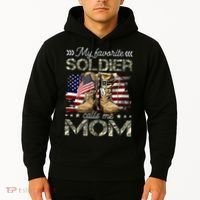 Soldier Mom Army Graduation Mom Hoodie thumb 2