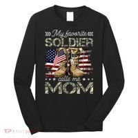 Soldier Mom Army Graduation Mom Long Sleeve Shirt thumb 0