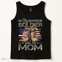 Soldier Mom Army Graduation Mom Tank Top thumb 2