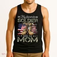 Soldier Mom Army Graduation Mom Tank Top thumb 3