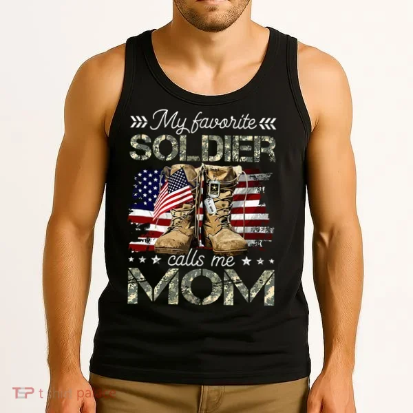 Soldier Mom Army Graduation Mom Tank Top