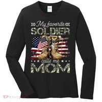 Soldier Mom Army Graduation Mom Women's Long Sleeve Shirt thumb 0