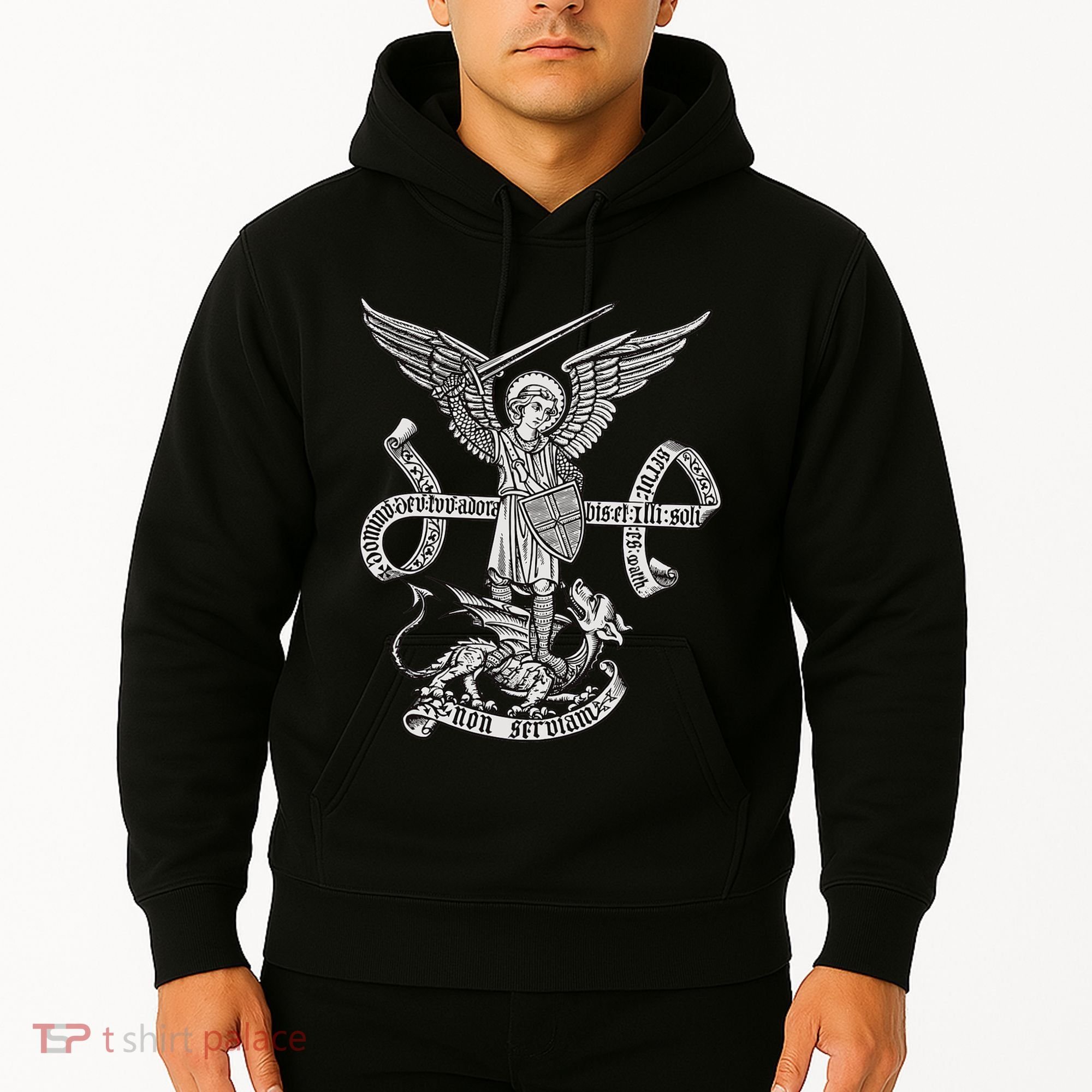 St Michael Archangel Catholic Angel Defend Us Hoodie