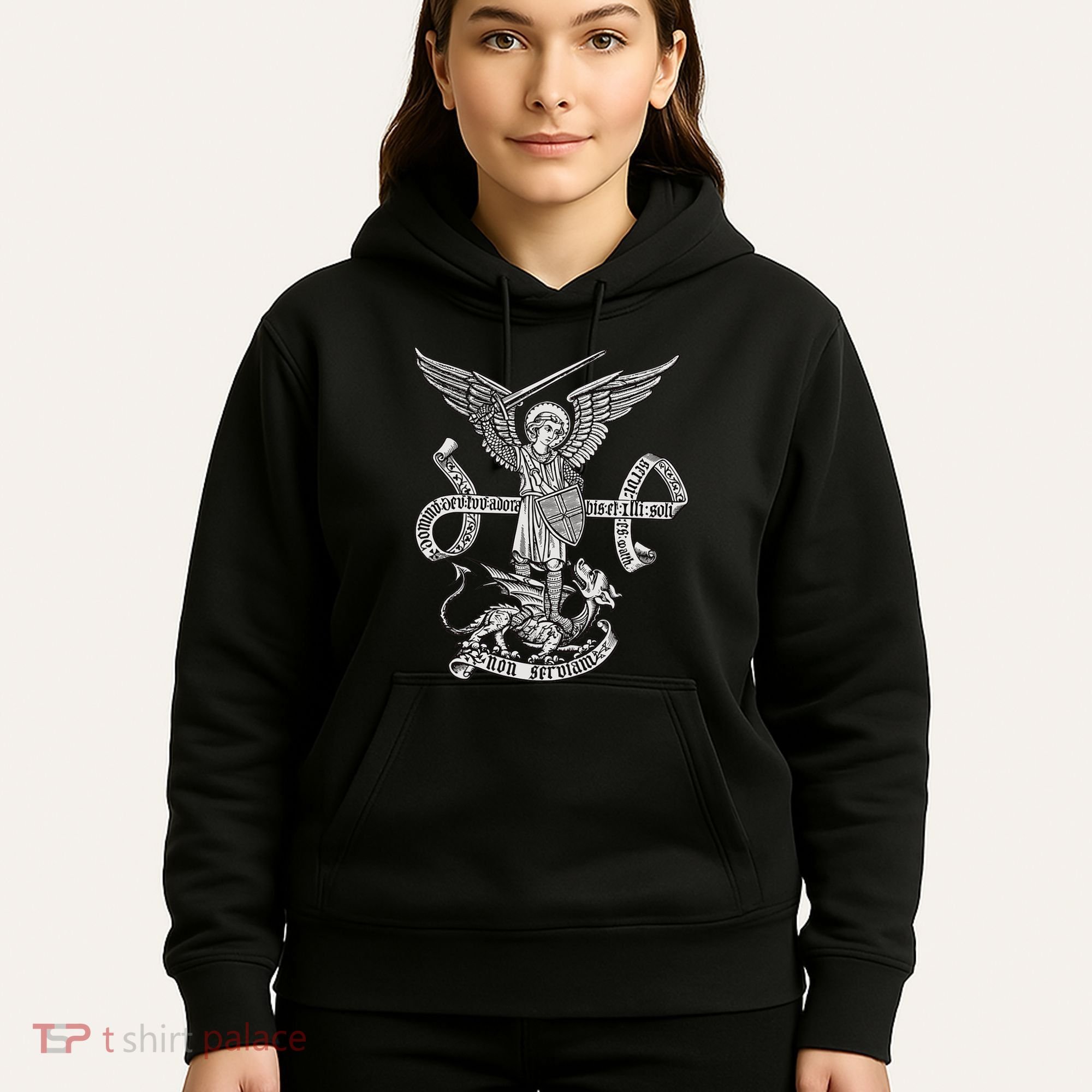 St Michael Archangel Catholic Angel Defend Us Hoodie