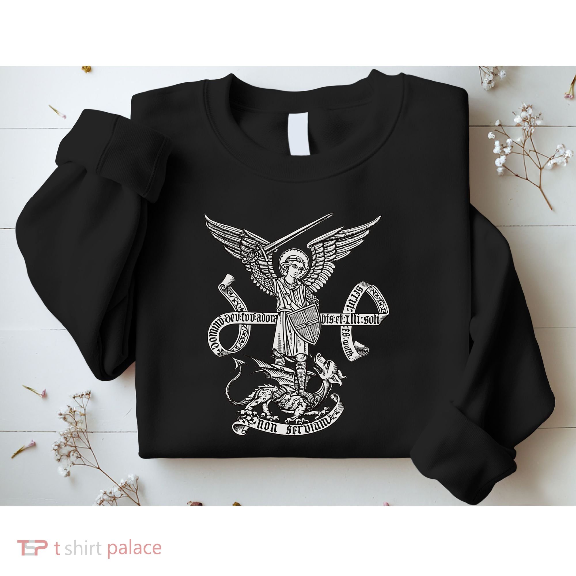 St Michael Archangel Catholic Angel Defend Us Sweatshirt
