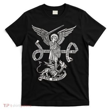 St Michael Archangel Catholic Angel Defend Us T-Shirt