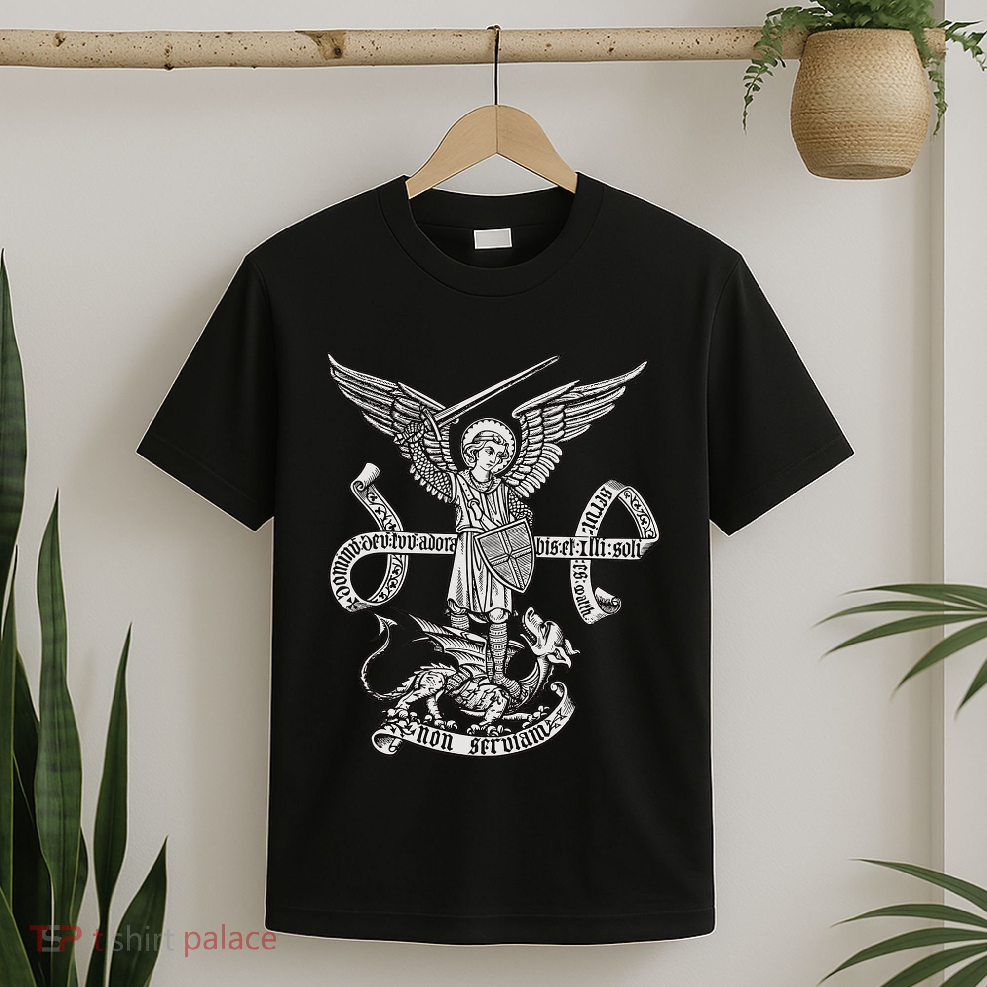 St Michael Archangel Catholic Angel Defend Us T-Shirt