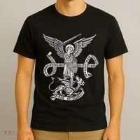 St Michael Archangel Catholic Angel Defend Us T-Shirt thumb 3
